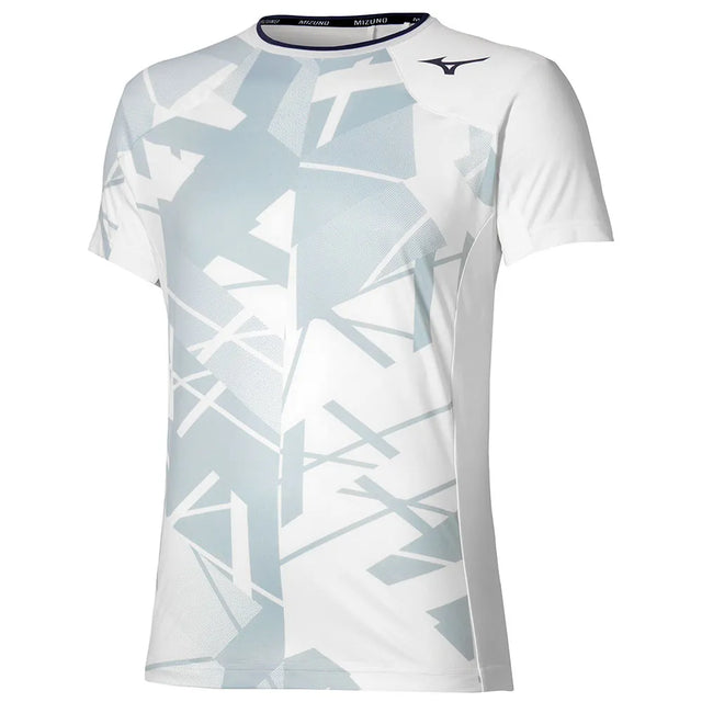 Koszulka sportowa Mizuno DB Shadow Graphic SS Tee biała