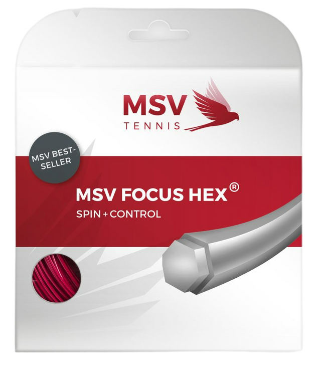 Naciąg tenisowy MSV Focus HEX czerwony