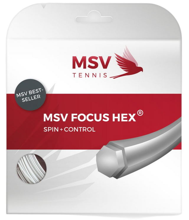 Naciąg tenisowy MSV Focus HEX biały