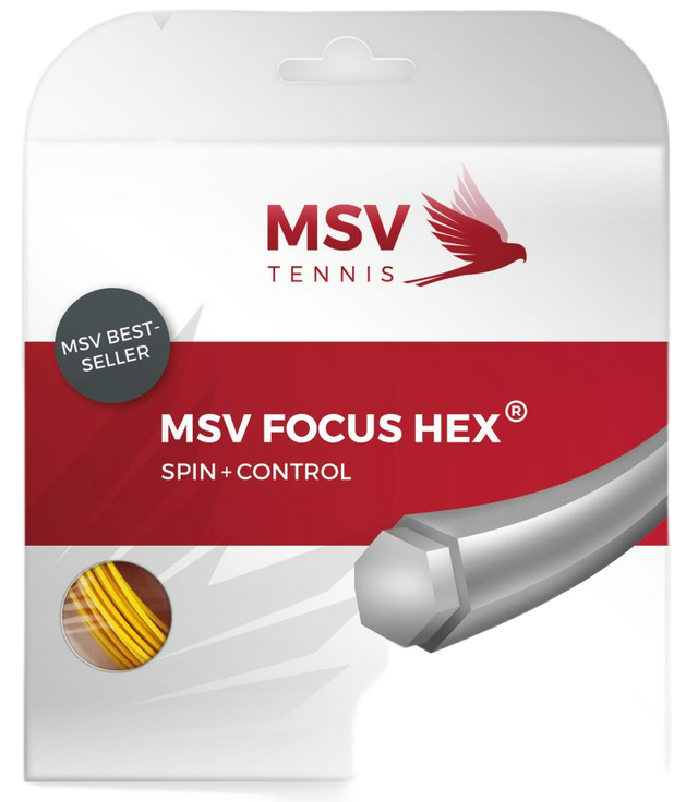 Naciąg tenisowy MSV Focus HEX żółty