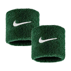 Frotki tenisowe Nike Swoosh Wristbands zielone