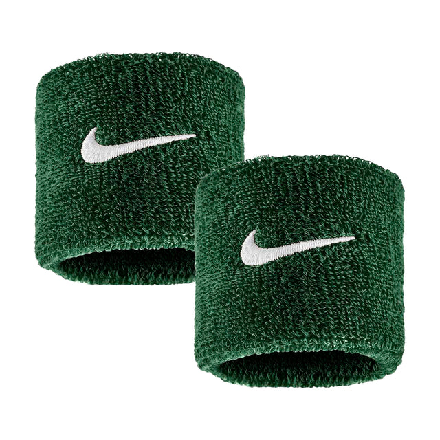 Frotki tenisowe Nike Swoosh Wristbands zielone