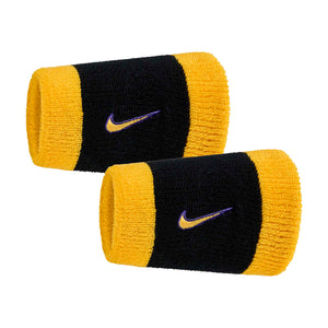 Frotki tenisowe Nike Swoosh Classic Wristbands żółto-czarne