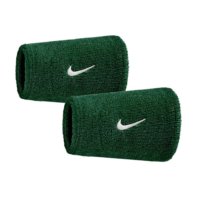 Frotki tenisowe Nike Swoosh Classic Wristbands zielone