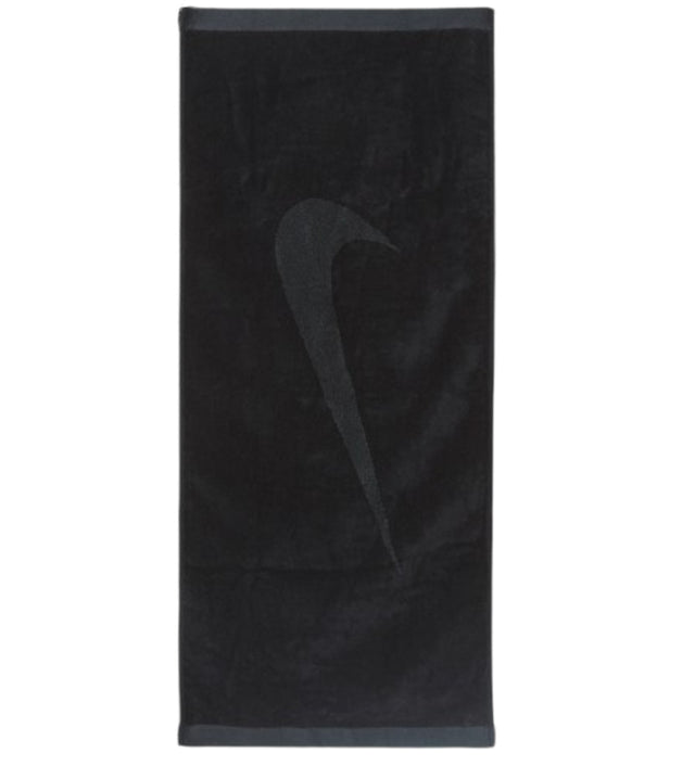 Ręcznik tenisowy Nike Medium Towel Swoosh czarny