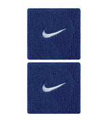 Frotki tenisowe Nike Swoosh Wristbands niebieskie