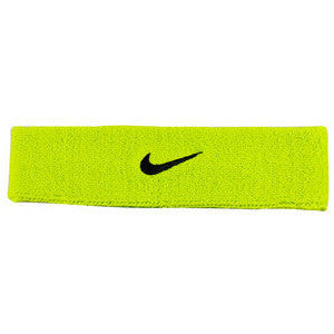 Frotka tenisowa na głowę Nike Swoosh Headband jasnozielona