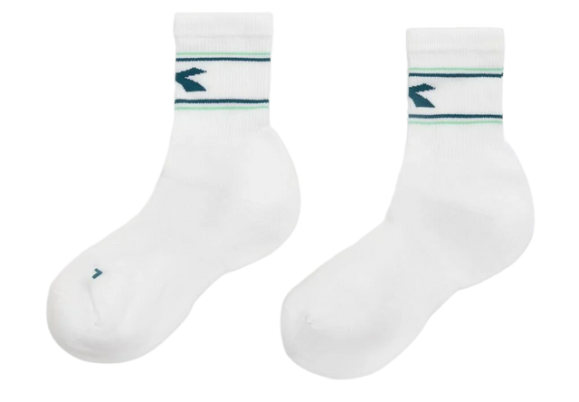 Skarpety tenisowe Diadora Socks Court biało-zielone