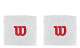 Frotki tenisowe Wilson Wristbands Poignets białe