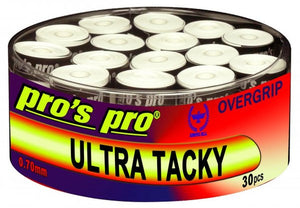 Owijki wierzchnie Pro's Pro Ultra Tacky 30 szt białe
