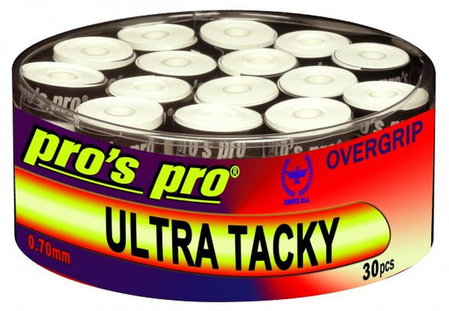 Owijki wierzchnie Pro's Pro Ultra Tacky 30 szt białe