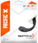 Naciąg tenisowy Pacific Spin6 Control czarny