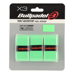 Owijki wierzchnie Bullpadel Thin Absorbent zielone