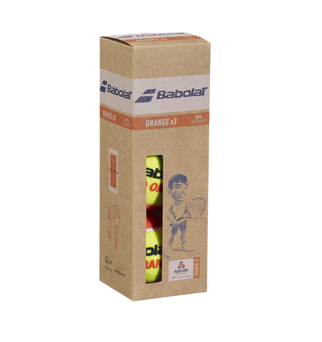 Piłki tenisowe ST2 Babolat Orange 3 szt.