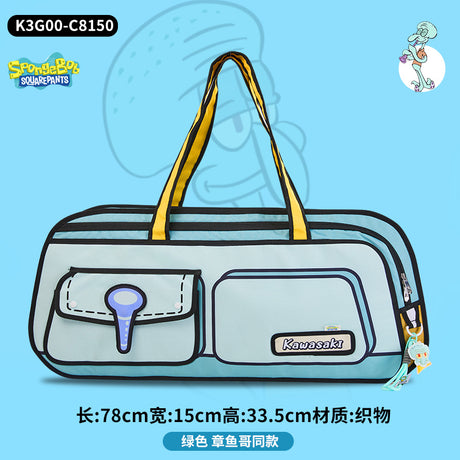 Torba do badmintona Kawasaki SpongeBob K3G08-C8263 niebieska