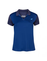 Koszulka juniorska Babolat Play Polo Girl niebieska