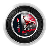 Naciąg tenisowy Polyfibre Black Venom Rough szpula 200m