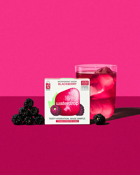 Elektrolity Waterdrop Microdrink Snow o smaku jeżyny x12