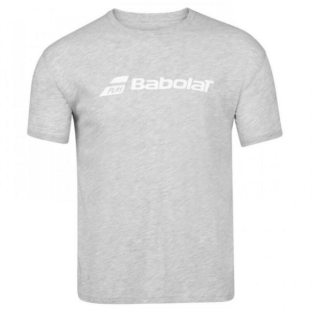 Koszulka tenisowa juniorska Babolat Exercise Tee Boy szara