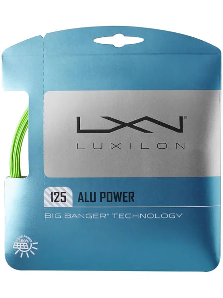 Naciąg tenisowy Luxilon Alu Power limonkowy