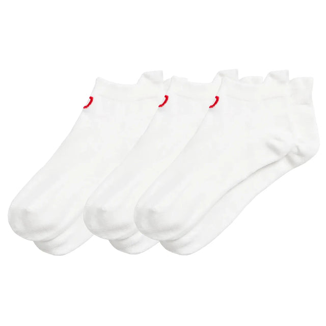Skarpety tenisowe Wilson Ankle Tab Sock 3P białe