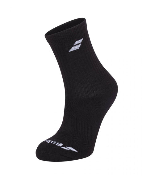 Skarpety tenisowe Babolat 3 PAIRS PACK - black/black