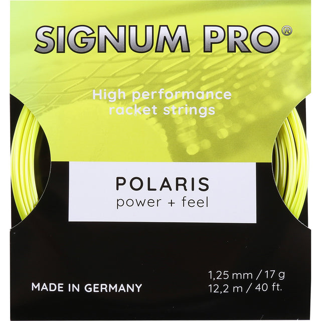 Naciąg tenisowy Signum Pro Polaris żółty