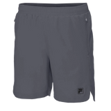 Spodenki tenisowe juniorskie Fila Shorts Constantin Kids grafitowe