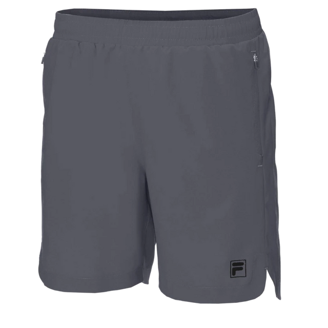 Spodenki tenisowe juniorskie Fila Shorts Constantin Kids grafitowe