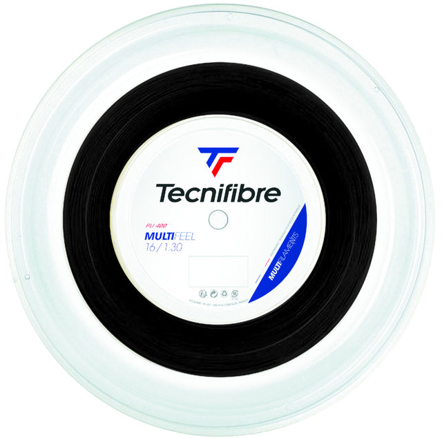 Naciąg tenisowy Tecnifibre Multifeel czarny 12m ze szpuli