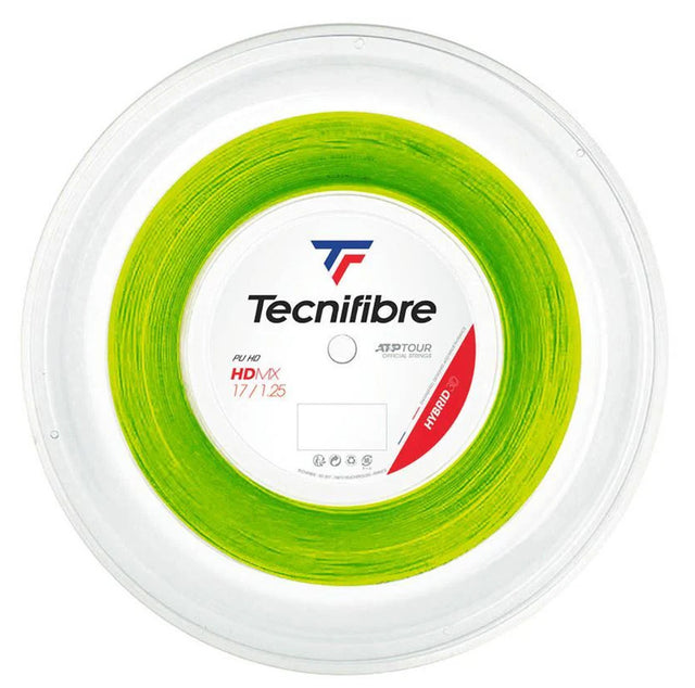 Naciąg tenisowy Tecnifibre HDMX limonkowy 12m ze szpuli