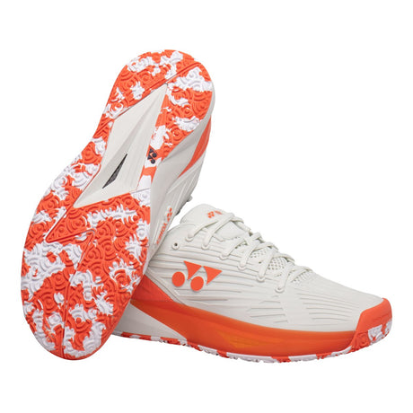 Buty tenisowe Yonex Power Cushion Eclipsion 5 Clay srebrno-pomarańczowe