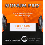 Naciąg tenisowy Signum Pro Tornado czarny