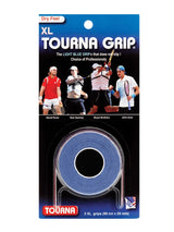 Tourna Grip Dry Feel XL Overgrips Blue x3