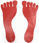 Znaczniki treningowe Pro's Pro Feet 2P czerwona