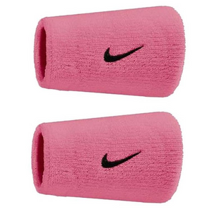 Frotki tenisowe Nike Swoosh Double-Wide różowe