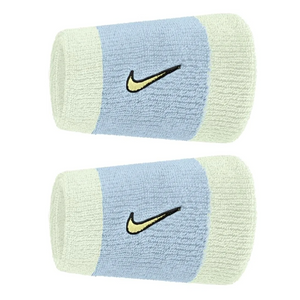 Frotki tenisowe Nike Swoosh Double-Wide fioletowe