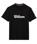 Koszulka tenisowa Wilson Team Graphic Tee czarna