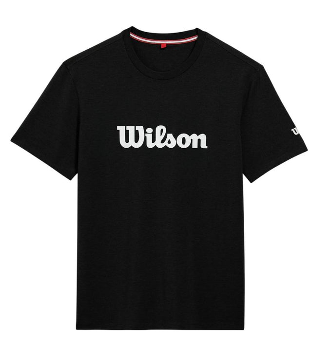 Koszulka tenisowa Wilson Team Graphic Tee czarna