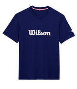 Koszulka tenisowa Wilson Team Graphic Tee granatowa