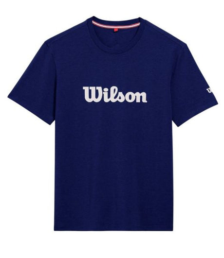 Koszulka tenisowa Wilson Team Graphic Tee granatowa