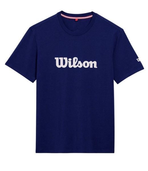 Koszulka tenisowa Wilson Team Graphic Tee granatowa