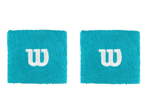 Frotki tenisowe Wilson Wristband niebieskie