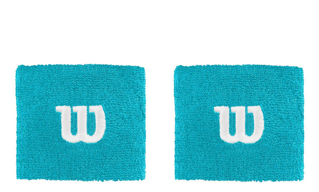 Frotki tenisowe Wilson Wristband niebieskie