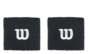 Frotki tenisowe Wilson Wristband Poignets czarne