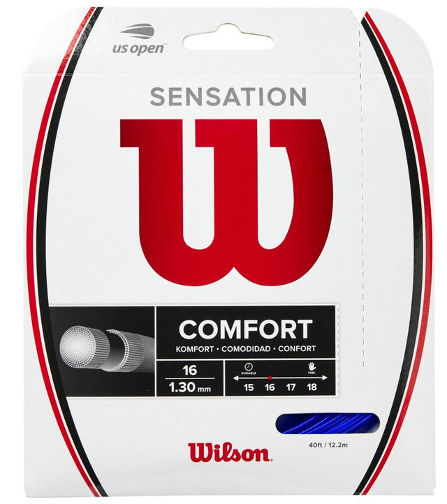 Naciąg tenisowy Wilson Sensation (12,2 m) - niebieski