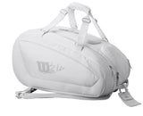 Torba do padla Wilson Bela Super Tour Padel biała
