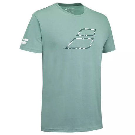 Koszulka chłopięca Babolat Exercise Cotton Tee Boy morska