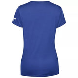 Babolat Play Cap Sleeve Top Girl Junior Tennis T-Shirt Navy