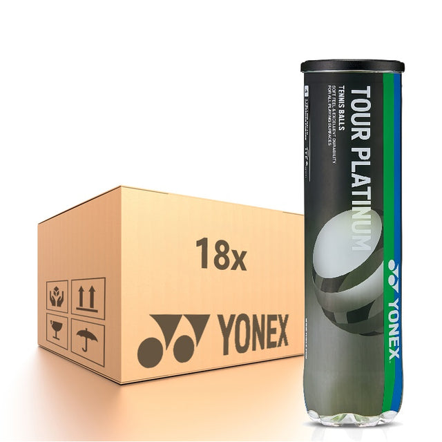 Piłki tenisowe/Karton Yonex Tour Platinum 18x4szt.